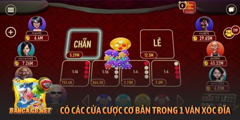 Xóc đĩa online: Cập nhật luật chơi và bí kíp thắng lớn 2 Có các cửa cược cơ bản trong 1 ván xóc đĩa